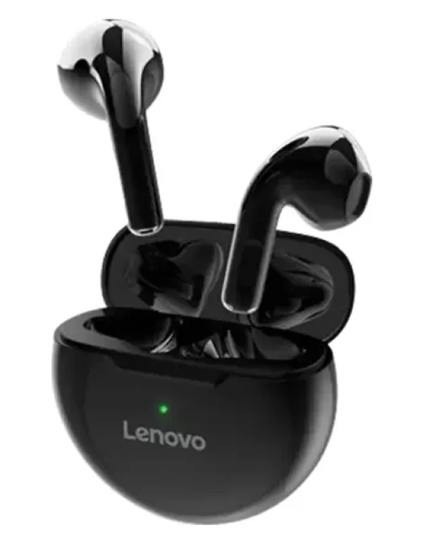 Lenovo HT38 LivePods TWS, kabellose Bluetooth-Kopfhörer, Mini-Kopfhörer, mit Mikrofon, 30 Stunden Spielzeit – Schwarz