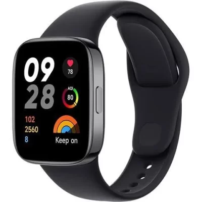 Xiaomi Redmi Watch 3, Smart Watch med Alexa inbyggd för män och kvinnor, Telefonsamtalsklocka för iPhone och Android (svart)