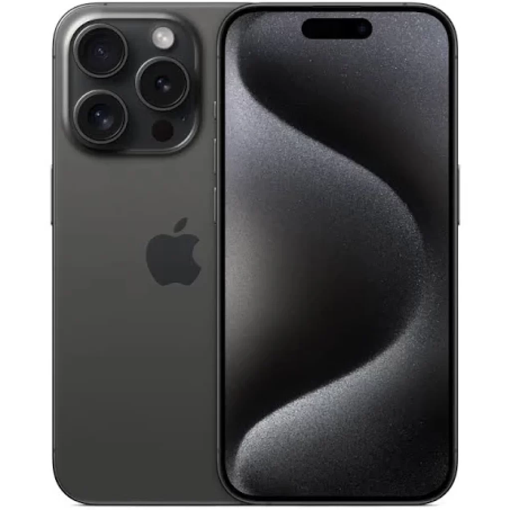 iPhone 15 Pro w kolorze czarnym