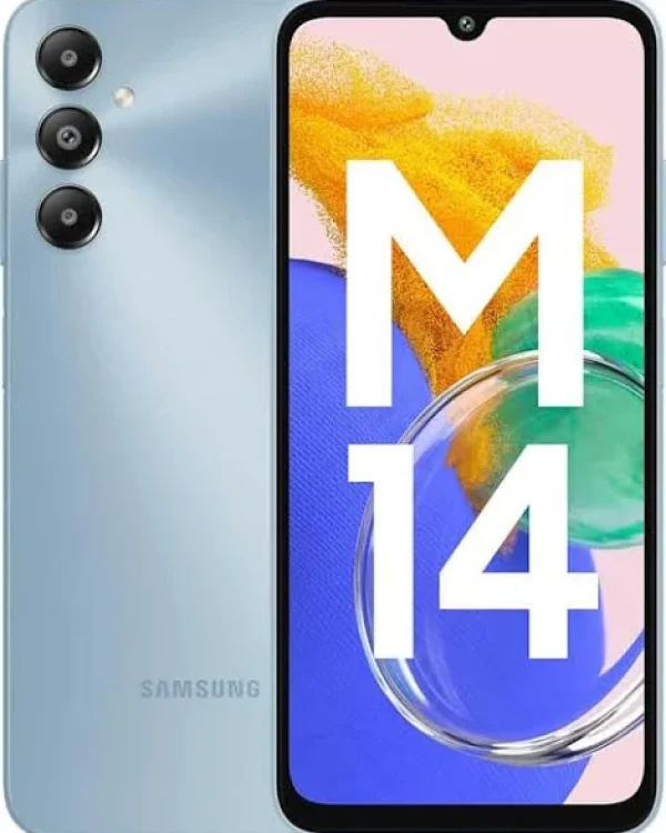 Samsung Galaxy M14, 4 Go, 64 Go, bleu arctique