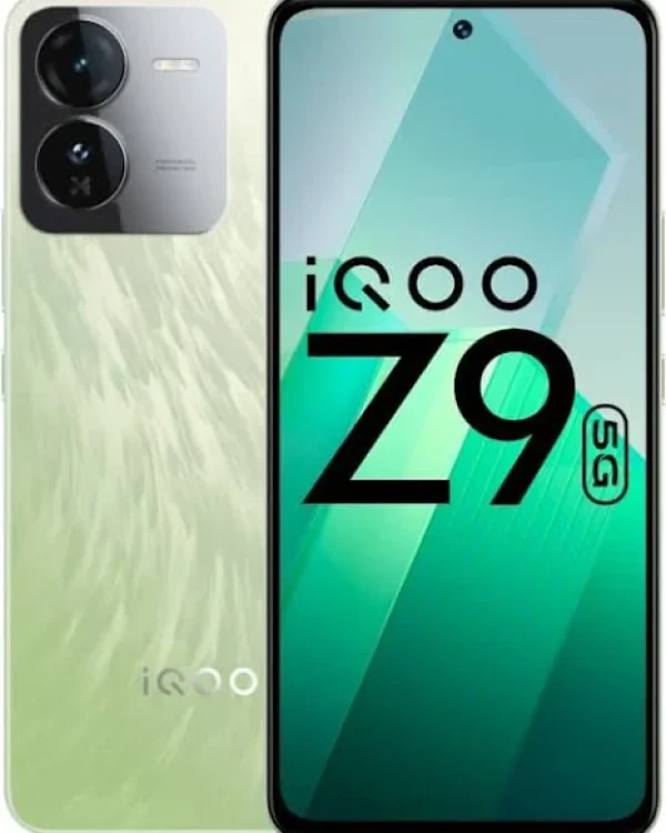 IQOO Z9 5G, 8 GB RAM, 128 GB ROM, geborsteld groen