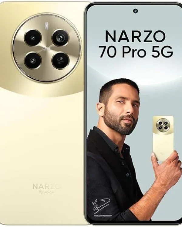 Realme NARZO 70 Pro 5G, 8 GB RAM, 128 GB ROM, glas goud
