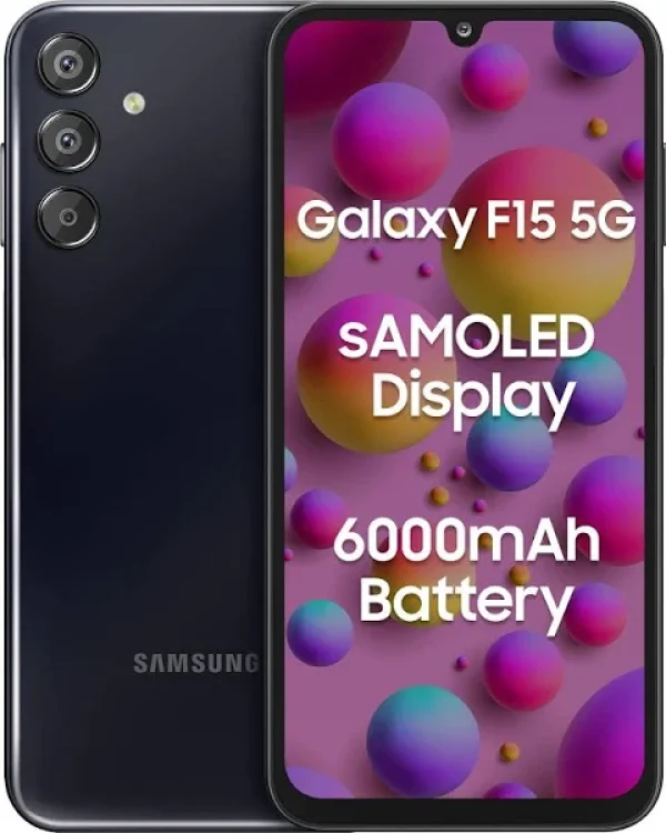Samsung Galaxy F15 5G, 4 GB RAM, 128 GB ROM, Schwarz